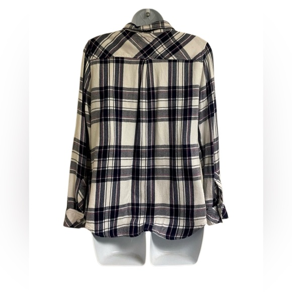 RAILS Button-Front Plaid Shirt - Picture 3 of 6
